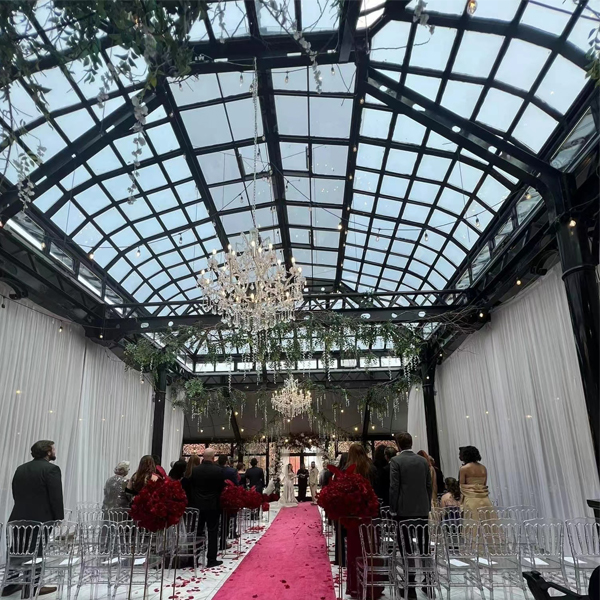 yongsheng  victorian style steel wedding house for sale, victorian style iron wedding house